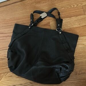 Espresso colored Furla leather bag